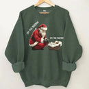 Santa & Little Baby Patterns Custom Clothing - Personalized Name Christmas Sweatshirt - Christmas Gift For Friend,Family - Joliny