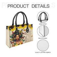 She Is - Personalized Leather Bag - Joliny