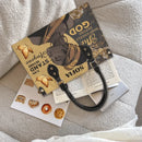 She Who Kneels Before God Can Stand Before Anyone - Personalized Leather Bag - Joliny
