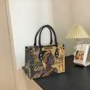 She Who Kneels Before God Can Stand Before Anyone - Personalized Leather Bag - Joliny