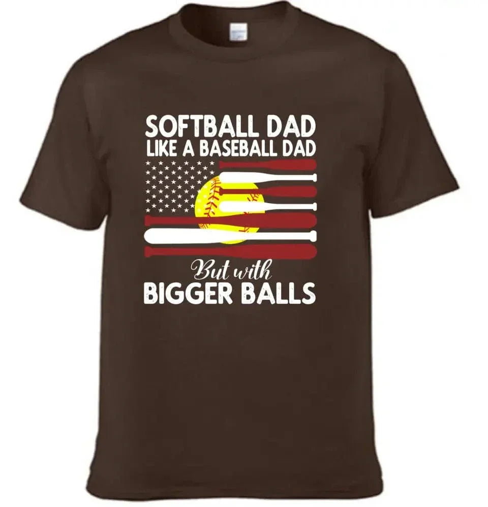 Softball T-shirt, Gift For Dad, Gift For Softball Lovers - Joliny