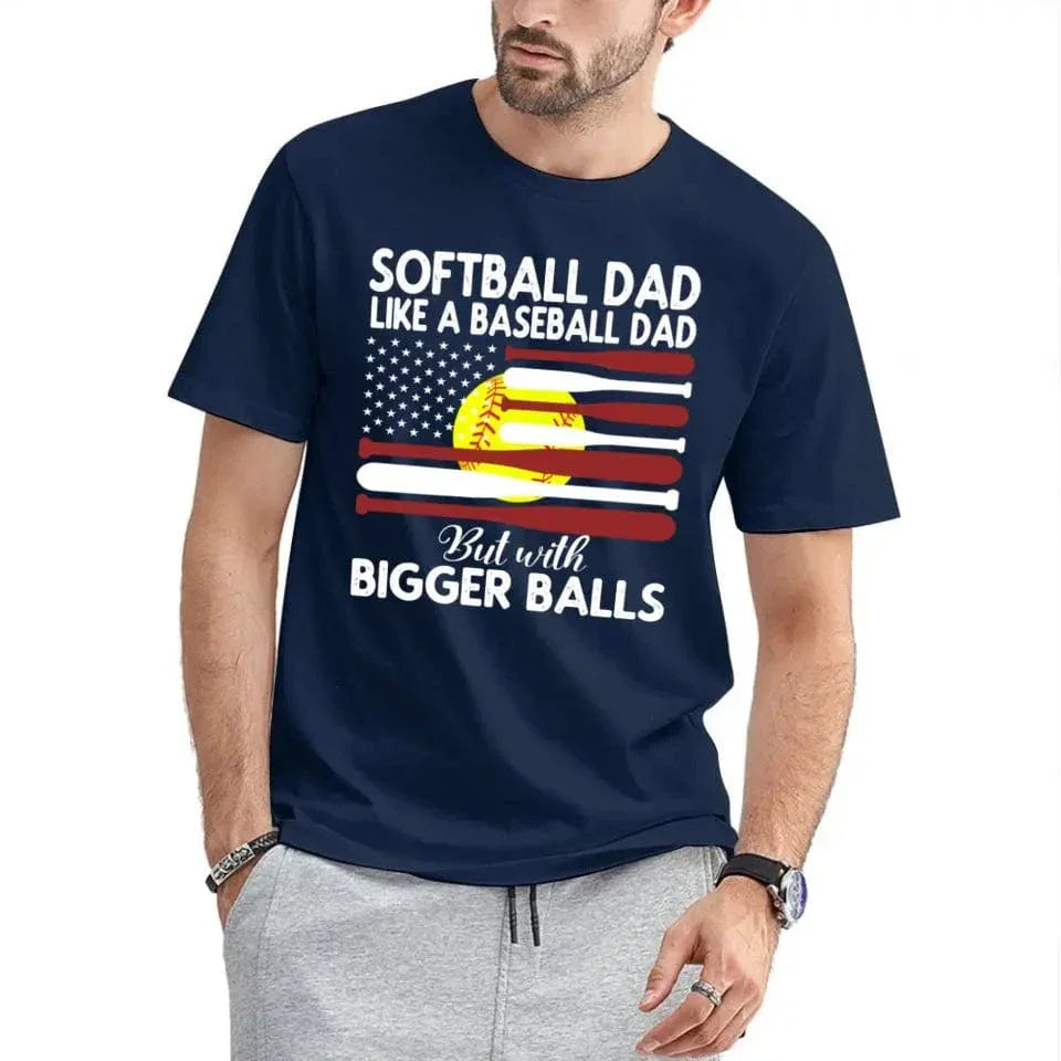 Softball T-shirt, Gift For Dad, Gift For Softball Lovers - Joliny