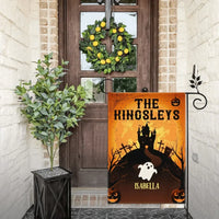 Some Little Ghosties On Halloween - Personalized Funny Flag - Joliny