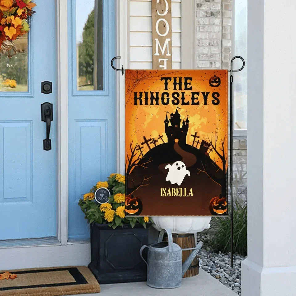 Some Little Ghosties On Halloween - Personalized Funny Flag - Joliny