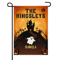Some Little Ghosties On Halloween - Personalized Funny Flag - Joliny