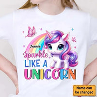 Sparkle Like A Unicorn Kid T Shirt - Joliny