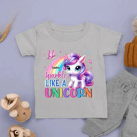 Sparkle Like A Unicorn Kid T Shirt - Joliny
