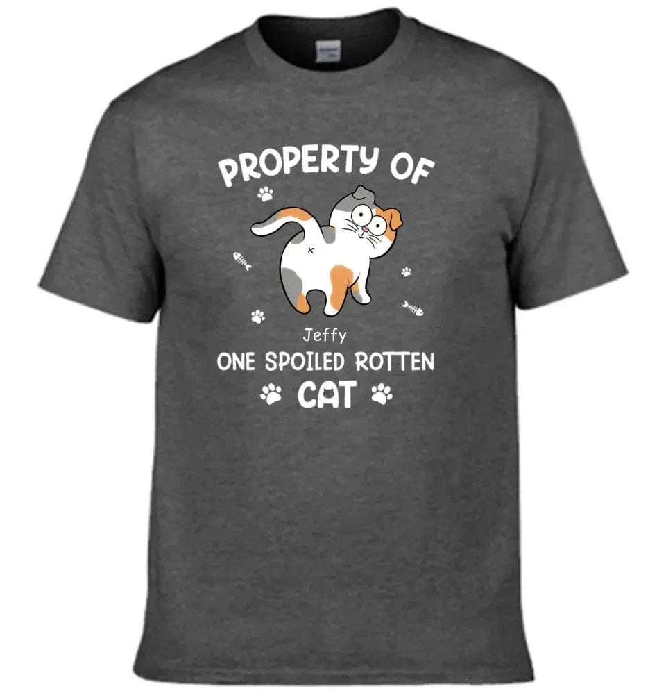 Spoiled Rotten Cats - Cat Personalized Custom T-shirt - Gift For Pet Owners, Pet Lovers - Joliny