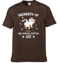 Spoiled Rotten Cats - Cat Personalized Custom T-shirt - Gift For Pet Owners, Pet Lovers - Joliny