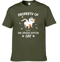 Spoiled Rotten Cats - Cat Personalized Custom T-shirt - Gift For Pet Owners, Pet Lovers - Joliny