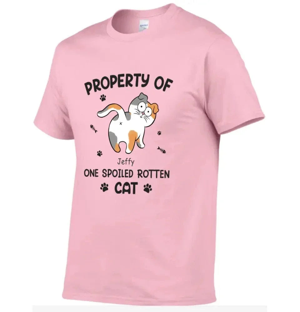 Spoiled Rotten Cats - Cat Personalized Custom T-shirt - Gift For Pet Owners, Pet Lovers - Joliny