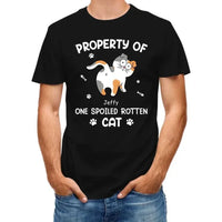Spoiled Rotten Cats - Cat Personalized Custom T-shirt - Gift For Pet Owners, Pet Lovers - Joliny