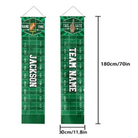 Sport Theme Party - Personalized Football Sign Wall Banner - Gifts for Fans,Sports Enthusiast - Joliny