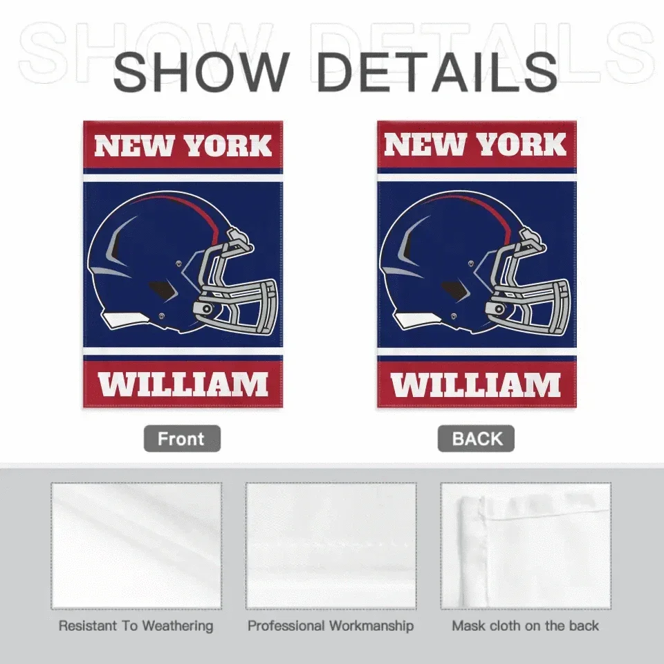 Sportsmanship - Personalized Football Helmet Flag - Gift For The Athletes,Fans - Joliny