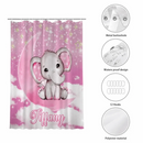 Starlet Elephant Name Custom Shower Curtain - Bathroom Decorating - Joliny