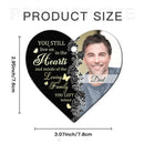 Still In Our Hearts - Personalized Custom Photo Christmas Memorial Acrylic Ornament - Joliny
