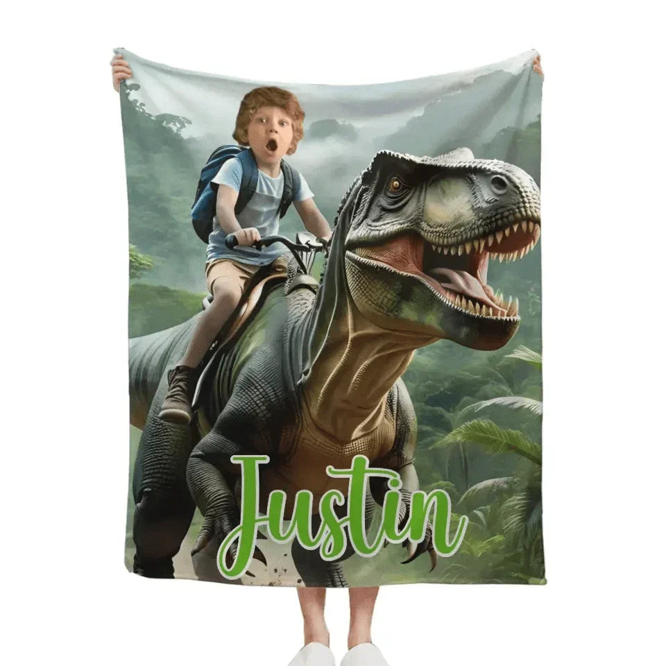 Dinosaur Series Name Photo Customized School Bag - A Gift For Your Child For The School Season! - Joliny