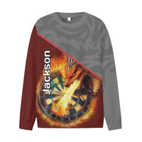 Customized Dragon Pattern T-shirt - Personalized Name Fire Breathing Dragon Clothes - A Gift For Dragon Enthusiasts,Friends,Family - Joliny