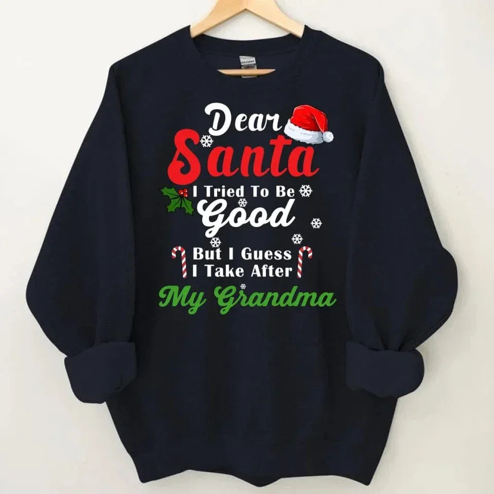 Christmas Style Customized Clothing - Personalized Nickname Christmas Classic Clothes - A Gift Of Affection - Joliny