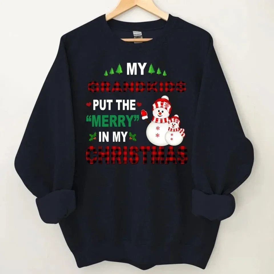 Christmas-themed Customized Clothing - Personalized Nickname Christmas Classic Hoodie - A Gift Of Affection - Joliny