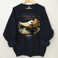 Customized Paradise Fishing Memorial Apparel - Personalized Name And Year Commemorative Clothing - In Loving Memory Christmas Gift For Family,Friend,Your Self - Joliny