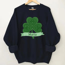 Customized St. Patrick's Day T-shirt - Personalized Name Green Clover Lucky Costume - A Gift For Friend,Family,Roommates,BFF - Joliny