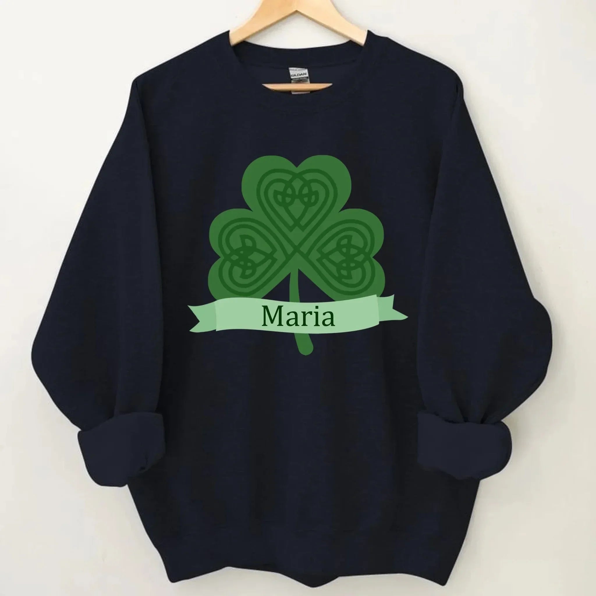 Customized St. Patrick's Day T-shirt - Personalized Name Green Clover Lucky Costume - A Gift For Friend,Family,Roommates,BFF - Joliny