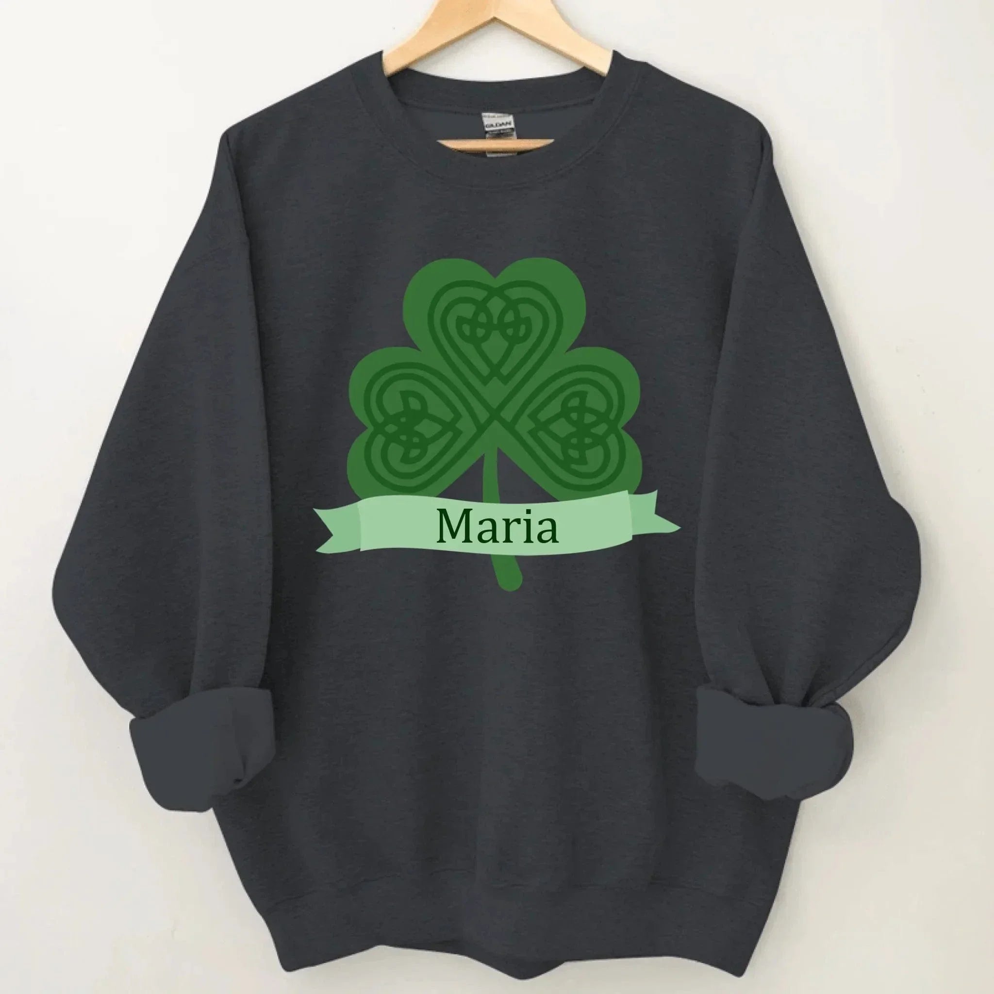 Customized St. Patrick's Day T-shirt - Personalized Name Green Clover Lucky Costume - A Gift For Friend,Family,Roommates,BFF - Joliny