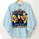 Custom Graduation Season T-Shirt - Personalized Graduation Apparel with Photo, Name and Year - Memorial Gifts for Students, Grandchildren, Siblings - Joliny
