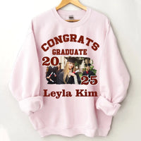 Customized Graduation T-shirts - Fashionable Clothing with Personalized Names, Photos and Years - Gift For Family,Graduate,Grandchildren - Joliny