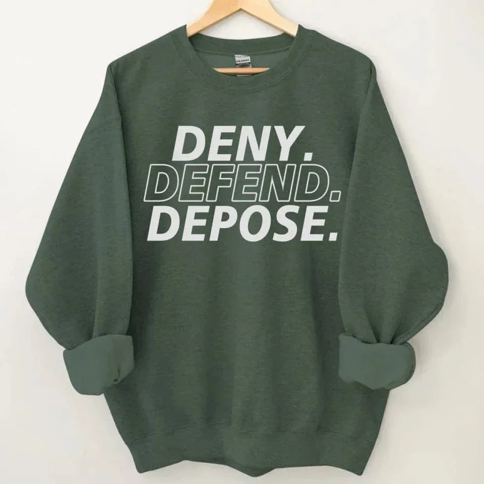 Deny,Depose,Defend Themed Clothing - Bold Gifts For Friend,Family,Colleagues - Joliny