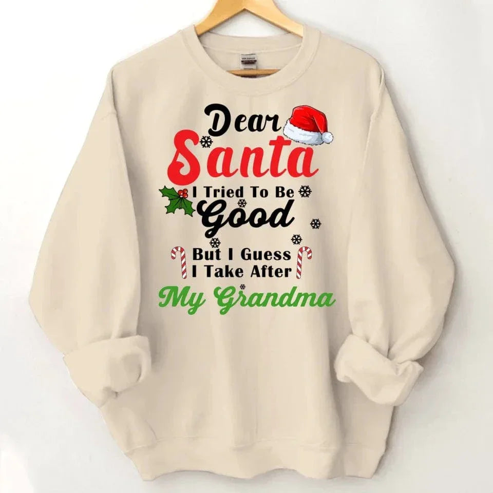 Christmas Style Customized Clothing - Personalized Nickname Christmas Classic Clothes - A Gift Of Affection - Joliny
