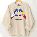 Heart of Two Hands Custom Clothing - Personalized Country and Title Friendly Clothes - A Gift For Friend,Family - Joliny