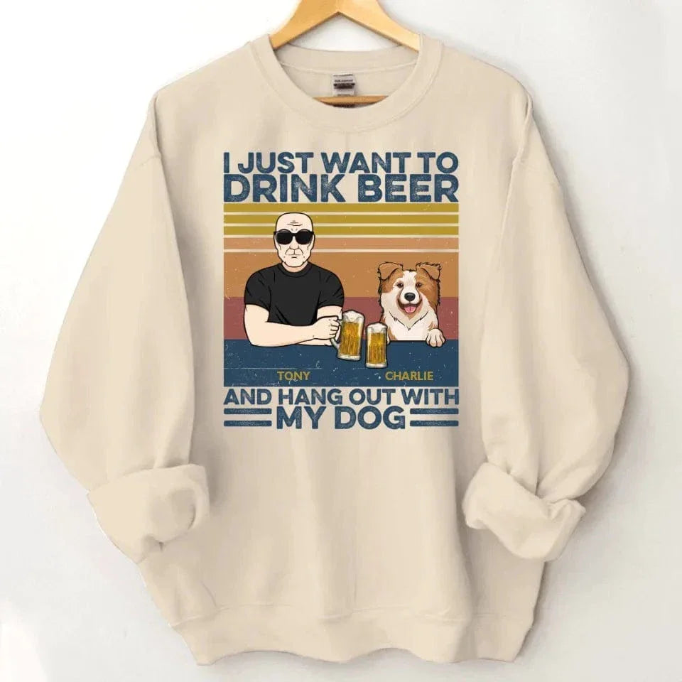 Me And My Dog Customized Costumes - Personalized Character, Name And Puppy Print Clothes - A Gift For Dog Owners,Dog Lovers - Joliny