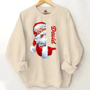 Santa Claus Pattern Customized Clothing - Couple's Clothes With Personalized Names, Group Apparel, Family Apparel - A Gift For Friend,Family,Other Half - Joliny
