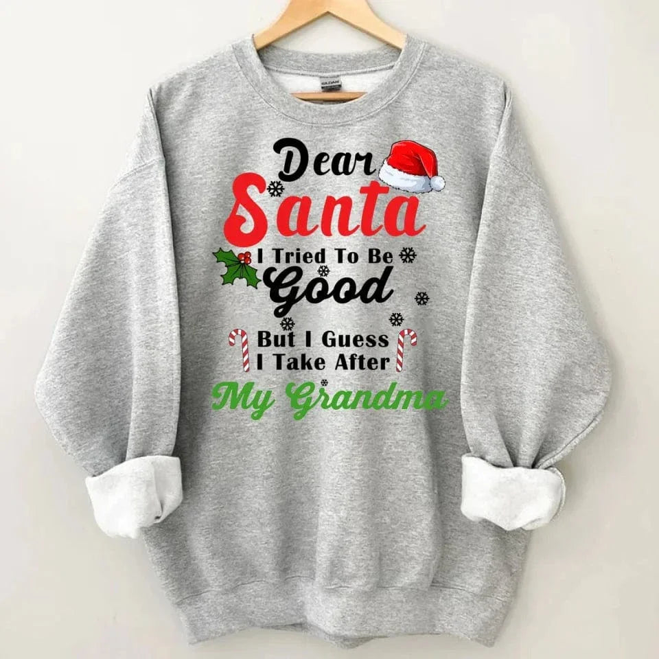 Christmas Style Customized Clothing - Personalized Nickname Christmas Classic Clothes - A Gift Of Affection - Joliny