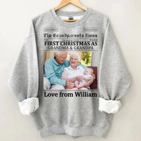 Customized Christmas Apparel - Personalized Nickname and Photo Christmas Memorial Costumes - A Gift For Family,Grandparents,Parents - Joliny