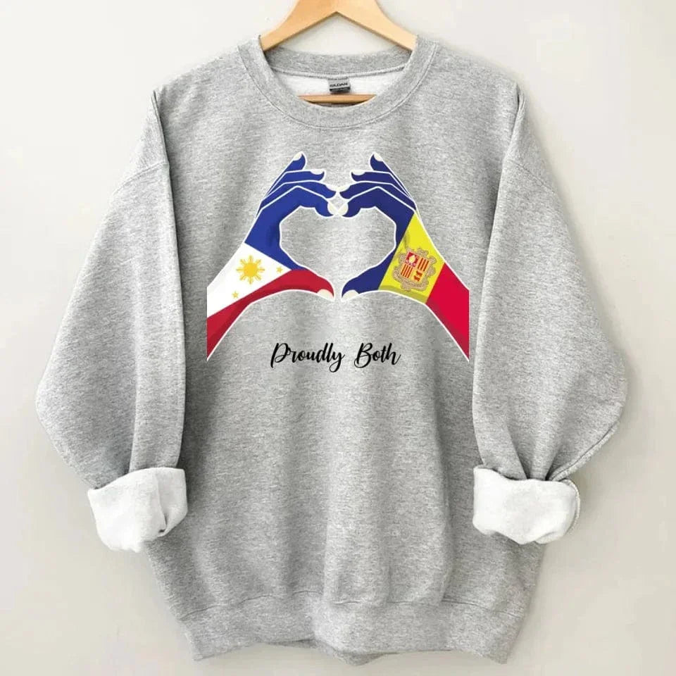 Heart of Two Hands Custom Clothing - Personalized Country and Title Friendly Clothes - A Gift For Friend,Family - Joliny