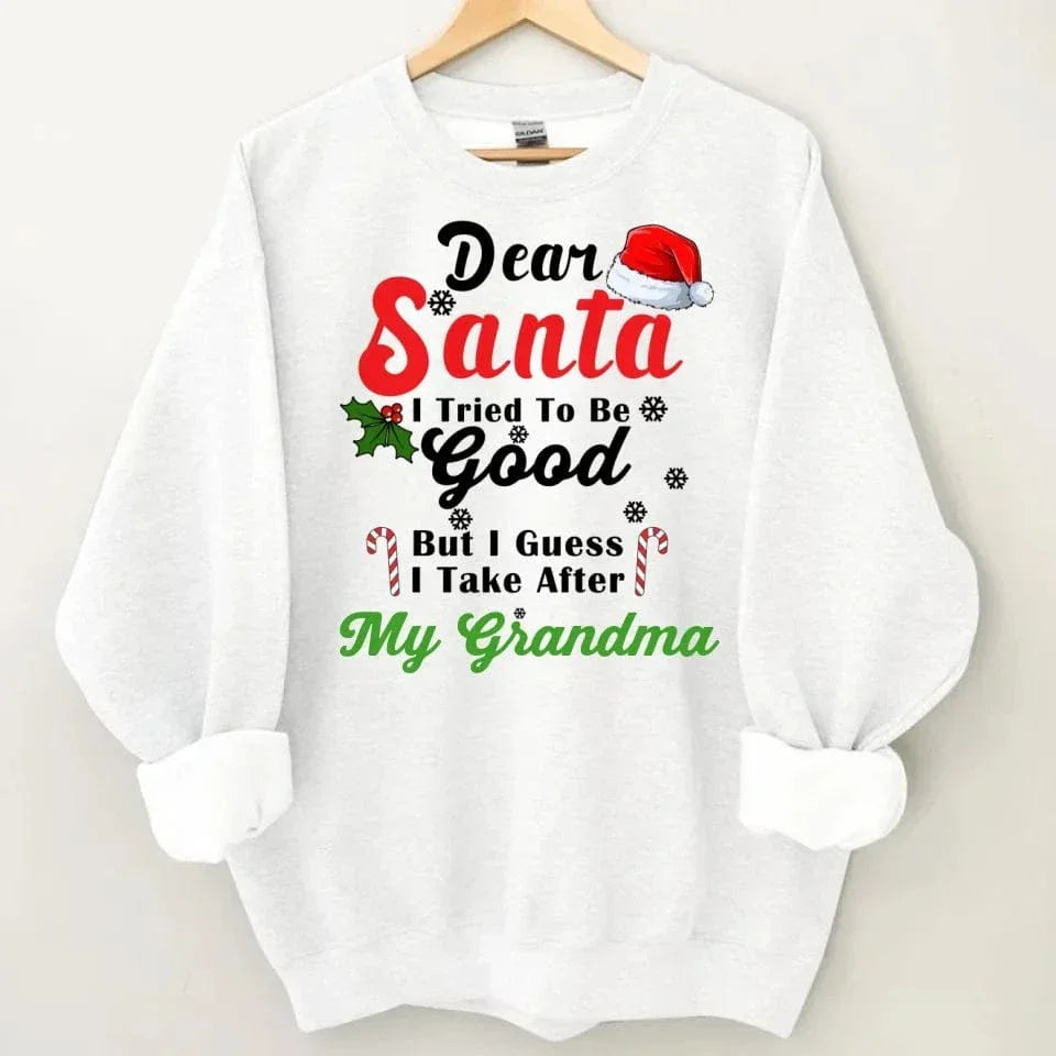Christmas Style Customized Clothing - Personalized Nickname Christmas Classic Clothes - A Gift Of Affection - Joliny