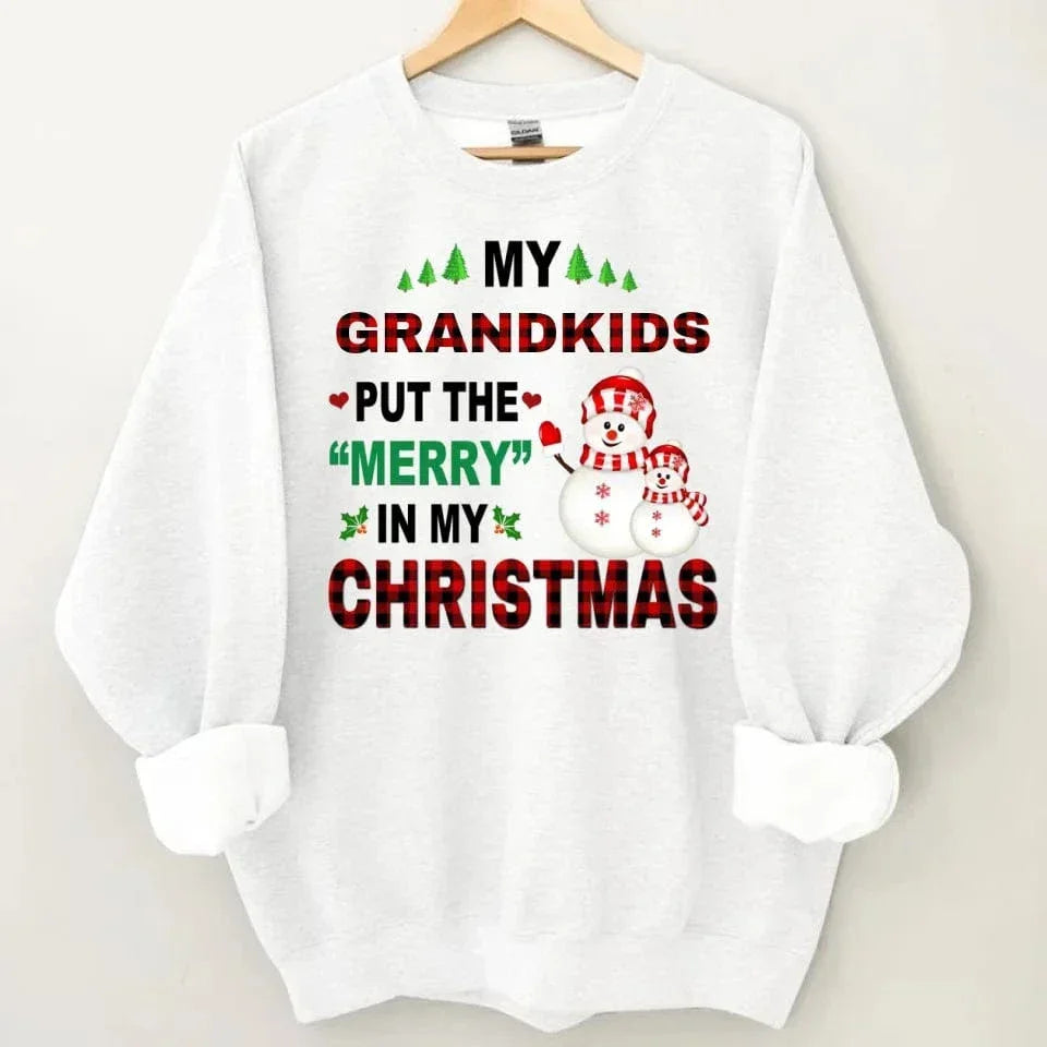 Christmas-themed Customized Clothing - Personalized Nickname Christmas Classic Hoodie - A Gift Of Affection - Joliny