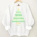 Customized Jesus-themed Text Apparel - Personalized Name Christmas Tree Shape Text Printed Costume - A Gift For Disciples Of Jesus,Yourself,Friend - Joliny