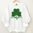 Customized St. Patrick's Day T-shirt - Personalized Name Green Clover Lucky Costume - A Gift For Friend,Family,Roommates,BFF - Joliny