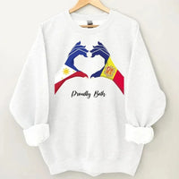 Heart of Two Hands Custom Clothing - Personalized Country and Title Friendly Clothes - A Gift For Friend,Family - Joliny