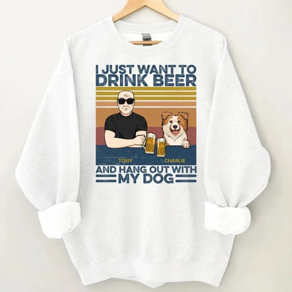 Me And My Dog Customized Costumes - Personalized Character, Name And Puppy Print Clothes - A Gift For Dog Owners,Dog Lovers - Joliny