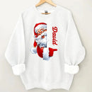 Santa Claus Pattern Customized Clothing - Couple's Clothes With Personalized Names, Group Apparel, Family Apparel - A Gift For Friend,Family,Other Half - Joliny