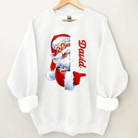 Santa Claus Pattern Customized Clothing - Couple's Clothes With Personalized Names, Group Apparel, Family Apparel - A Gift For Friend,Family,Other Half - Joliny