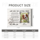 Sympathy Gifts Custom Photo Personalized Canvas Wall Art - For Pet DogCat Owners - Joliny
