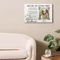 Sympathy Gifts Custom Photo Personalized Canvas Wall Art - For Pet DogCat Owners - Joliny