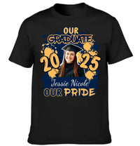 Custom Graduation Season T-Shirt - Personalized Graduation Apparel with Photo, Name and Year - Memorial Gifts for Students, Grandchildren, Siblings - Joliny
