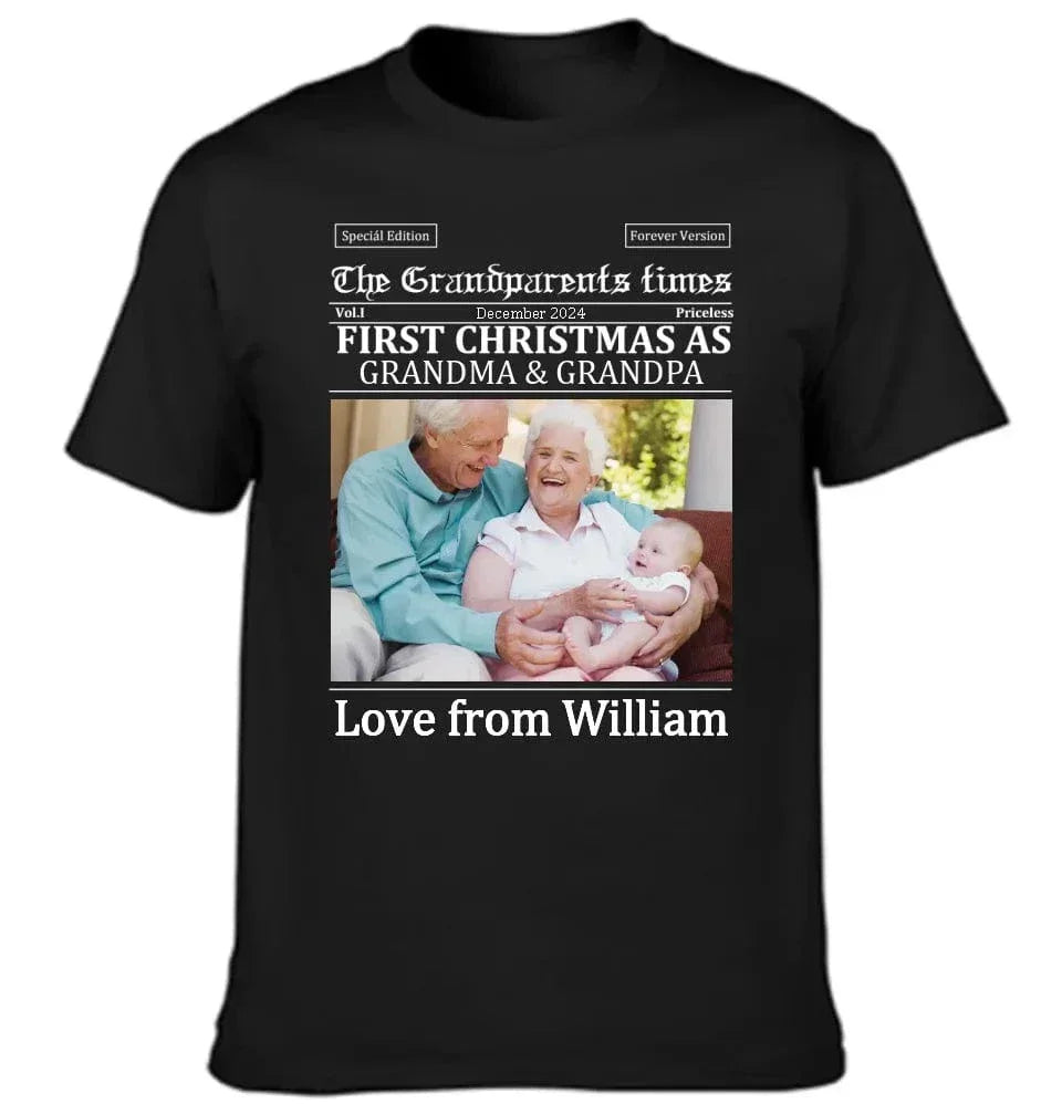Customized Christmas Apparel - Personalized Nickname and Photo Christmas Memorial Costumes - A Gift For Family,Grandparents,Parents - Joliny